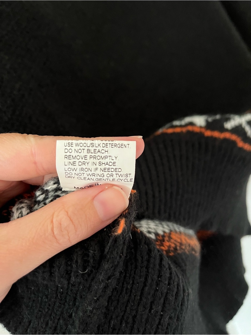 Women's Black Halloween Pumpkin Crewneck Sweater - Picture 11 of 13